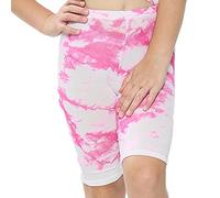 A2Z 4 Kids Girls - Tie Dye 250 Cycling Shorts Pink 11-12