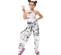 A2Z 4 Kids Girls Tie Dye Jumpsuits Stylish - Tie Dye 250 Jumpsuit Grey 13