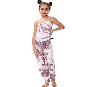 A2Z 4 Kids Girls Tie Dye Jumpsuits Stylish - Tie Dye 250 Jumpsuit Stone 13