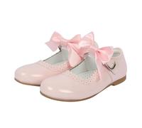 A2Z 4 Kids Girls Toddler School Shoes with Removable Bow Patent Leather - Shoes Bowtique Pink 10 UK Child