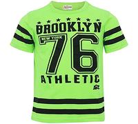 A2Z 4 Kids Girls Top Designer's Brooklyn New York - Brooklyn 76 Top Neon Green 7-8