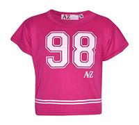 A2Z 4 Kids Girls Top Kids 98 Trendy T Shirt - New Crop Top 98 Pink 9-10