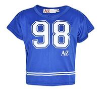 A2Z 4 Kids Girls Top Kids 98 Trendy T Shirt - New Crop Top 98 Royal 9-10