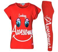 A2Z 4 Kids Girls Top Kids Looking Awesome - Looking Awesome Set Red 13.