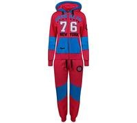 A2Z 4 Kids Girls Tracksuit Brooklyn 76 New York Top Zipped Hooded Top Bottoms Gym - T.S Brooklyn 86 Pink 11-12