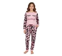 A2Z 4 Kids Girls Traditional Pyjamas - PJS 154 Baby Pink 7-8