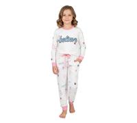 A2Z 4 Kids Girls Traditional Pyjamas - PJS 174 Believe White 5-6