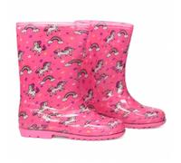 A2Z 4 Kids Girls Unicorn - Wellies Unicorn Rainbow 12 UK CH
