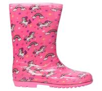 A2Z 4 Kids Girls Unicorn - Wellies Unicorn Rainbow 2 UK