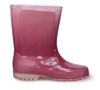 A2Z 4 Kids Girls Waterproof PVC Rain - Wellies Rose Pink 1 UK