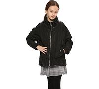A2Z 4 Kids Girls Windbreaker Shower Proof Windproof Coat Stylish - Windbreaker 733 Black 9-10