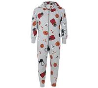 A2Z 4 Kids Halloween Hooded Onesie - Cotton Onesie Halloween Grey_3-4