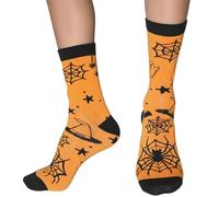 A2Z 4 Kids Halloween Skeleton - Socks AZ973 Halloween Orange 7-10
