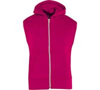 A2Z 4 Kids Hooded Gilet Jacket Fabric No Sleeve Zipper - Gilet Pink 13