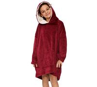 A2Z 4 Kids Hooded Snuggle Blanket Oversized - Snuggle 951 Red_.Kids