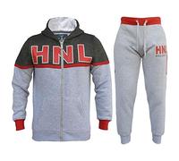 A2Z 4 Kids® Kids Boys Girls Tracksuit Designer's HNL Projection Print Zipped Top Hoodie & Botom Jogging Suit Joggers New Age 7 8 9 10 11 12 13 Years
