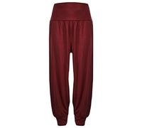 A2Z 4 Kids Kids Girls Ali Baba Plain Color Trendy - Ali Baba Trouser Wine 9-10