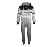 A2Z 4 Kids Kids Girls Boys Aztec Snowflake - Onesie Aztec Gray & Navy 11-12
