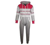 A2Z 4 Kids® Kids Girls Boys Aztec Snowflake Print - Aztec Onesie Pink & Grey 5-6
