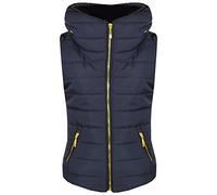 A2Z 4 Kids Kids Girls Boys Sleeveless Hooded Padded Quilted - Gilet Puffer 466 Navy 7-8