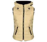 A2Z 4 Kids Kids Girls Boys Sleeveless Hooded Padded Quilted - Gilet Puffer 466 Stone 13