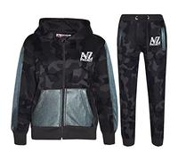 A2Z 4 Kids Kids Tracksuit Boys Girls Designer's A2Z Project Camouflage - Green - 7-8 Years