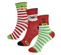 A2Z 4 Kids Pack Of 3 Kids Baby Girls Boys Christmas - Socks KS813 3 Pack B 3-6