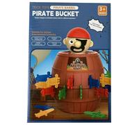 A2Z 4 Kids Pirate Barrel Pop Up Game Family Party Game Classic Pirate Barrel Toy for Kids Funny Sword Surprise Barrel Game for Children Age 3+ Interactive Educational Parent Child Play