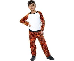 A2Z 4 Kids PJS Super Soft Matching Top Bottom Pyjamas - PJS 180 Tiger 2-3