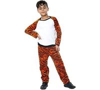 A2Z 4 Kids PJS Super Soft Matching Top Bottom Pyjamas - PJS 180 Tiger 9-10
