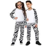 A2Z 4 Kids PJS Super Soft Matching Top Bottom Pyjamas - PJS 180 Zebra 11-12