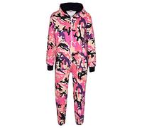 A2Z 4 Kids Plain Girls Boys Camouflage Onesie One Piece Super Soft - Onesie Camo Baby Pink 3-4
