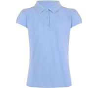 A2Z 4 Kids Plain - Girls Polo Shirt Sky Blue 15-16