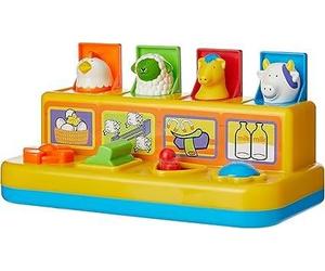 A2Z 4 Kids Pop Up Farmyard Friends Creative Play Yard Toy Endless Hours Fun Entertainment Toys Children Encourage Baby Toddler Multicolor Pop-Up Friends Learning