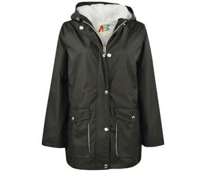 A2Z 4 Kids PU Raincoat Jacket Windbreaker Waterproof Parka Hooded Girls Boys Age 5-13 Years