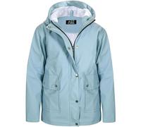 A2Z 4 Kids PU Raincoat Jackets Windbreaker Waterproof Raincoat 625 Dusty Blue 5-6