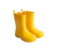 A2Z 4 Kids PVC Wellington Boots Waterproof Rain Wellies - Wellies Rain Shield Yellow 1 UK