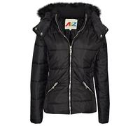 A2Z 4 Kids Quilted Puffer Coat Padded Parka Jacket - Jacket Puffer 414 Black.13