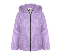 A2Z 4 Kids Raincoat Jackets Windbreaker Waterproof Parka Shower - Raincoat Jacket 448 Lilac 11-12