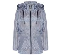 A2Z 4 Kids Raincoat Jackets Windbreaker Waterproof Parka Shower - Raincoat Jacket 448 Silver 7-8