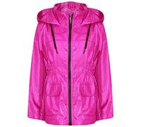 A2Z 4 Kids Raincoat Jackets Windbreaker Waterproof Parka Shower Resistant Hooded Raincoat Children Girls Boys Age 5-13 Years Pink