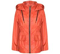 A2Z 4 Kids Raincoat Jackets Windbreaker Waterproof Parka Shower Resistant Hooded Raincoat Children Girls Boys Age 5-13 Years Orange