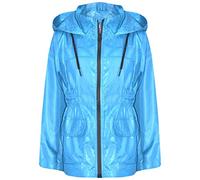 A2Z 4 Kids Raincoat Jackets Windbreaker Waterproof Parka Shower Resistant Hooded Raincoat Children Girls Boys Age 5-13 Years Aqua