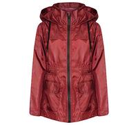 A2Z 4 Kids Raincoat Jackets Windbreaker Waterproof Parka Shower Resistant Hooded Raincoat Children Girls Boys Age 5-13 Years Wine