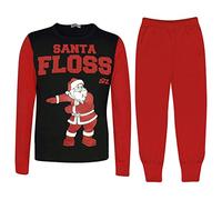 A2Z 4 Kids Santa Floss Christmas Pyjamas Cotton Sleepwear PJS Set | Fun Festive Loungewear Nightwear Outfit Girls Boys Ages 2-13 Years