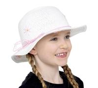 A2Z 4 Kids Straw Hat Summer Beach Sun - Straw Hat AZ4667 Pink One Size
