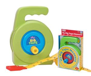 A2Z 4 Kids Tape Measure Toy Educational Learning Tool Kids Pretend Role Play Fun Measurement Practice Enhances Creativity Motor Skills Durable Safe Bright Color Design Teaching Toy Pretend Dad Help