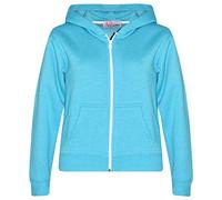 A2Z 4 Kids Tie Dye Full Zip Hoodie - Zipper Aqua 3-4.