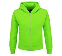 A2Z 4 Kids Tie Dye Full Zip Hoodie - Zipper Neon Green 13.