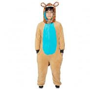 A2Z 4 Kids Tiger Costume Jumpsuit Soft Plush Fleece Hooded Playsuit One Piece Animal - E.Soft 935 Tiger 5-6